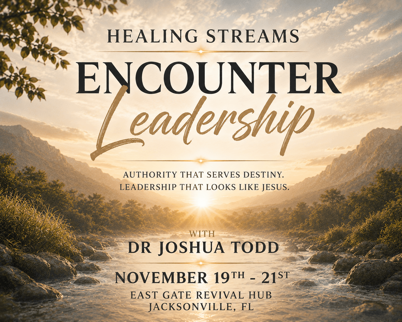 Healing Streams Level 3 - Encounter Leadership